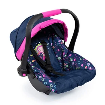 Bild av Bayer Design 67917AA Deluxe Car Seat dockbilstol, bilbarnstol docka, docktillbehör, Blå