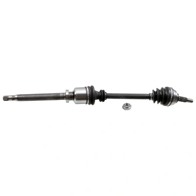 Bild av FEBI BILSTEIN 182884 Arbre de transmission Essieu avant droit avec écrou DACIA: Sandero I, Logan I Berline, MCV, RENAULT: Modus / Grand