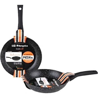 Bild av Orbegozo SFB 8032 Smidd stekpanna i aluminium, non stick beläggning, PFOA fri, 1 liter, svart, diameter 32 cm