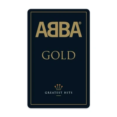 Bild av Yoto Abba Gold barnljudkort för användning med spelare och mini all i 1 ljudspelare, skärm gratis lyssning rolig festlig musik lektidsresor semesterfester, alla åldrar