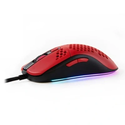 Bild av Arozzi Favo Mouse USB red Optic 7 knappar Röd