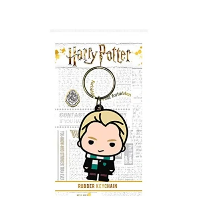 Bild av Wizarding World Harry Potter Draco Malfoy Chibi, nyckelring av gummi, 4,5 x 6 cm