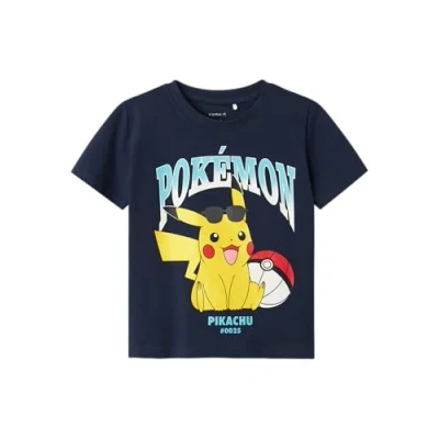 Bild av Name IT pojkar Nmmmahe Pokemon Nreg Ss Top Box Sky, marinblå blazer, 92