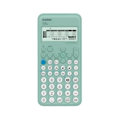 Bild av Casio FX 92COLLEGE W ET Kalkylator, Grön, 16.2 x 7.7 1.4 cm