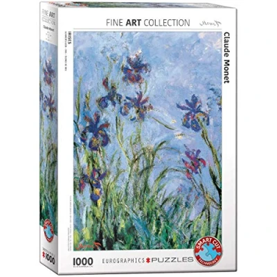 Bild av Eurographics Claude Monet Schwertlilien Pussel multicoloured för barn, Storlek: One Size, Multi coloured