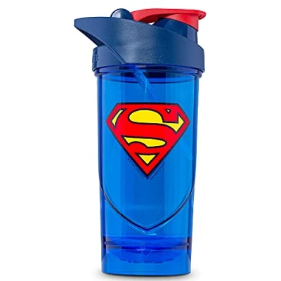 Bild av Shieldmixer Hero Pro Classic Shaker for Whey Protein Shakes and Pre Workout, BPA fri, 700 ml, Superman