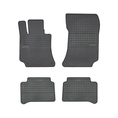 Bild av FROGUM 0781 Ensemble de tapis sol Caoutchouc avant et arrière 4 noir Sur mesure MERCEDES BENZ: Classe E Berline, Break