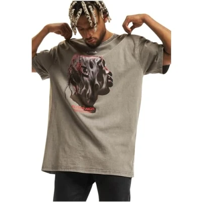Bild av Upscale by Mister Tee Flying HIGH Oversize Overs Tshirt med print, Storlek: Small, Lightasphalt