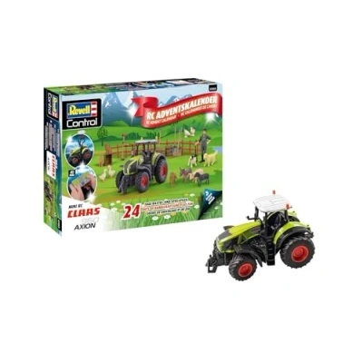 Bild av Revell Adventskalender RC Claas 960 Axio I traktor för gör det själv julkalender pojkar, flickor och vuxna från 8 år bygga på 24 dagar