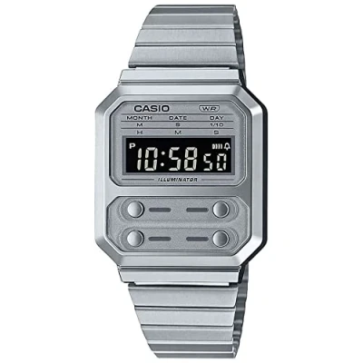 Bild av Casio Unisex Digitalklocka silvercoloured, Storlek: One Size, Silver coloured