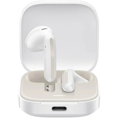 Bild av Xiaomi Redmi Buds 6 Active Wireles 5,4 tums Bluetooth hörlurar 30 timmars lång batteritid Brusreducering för samtal 5 inställningslägen IPX4 Vit färg