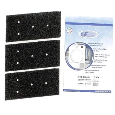 Bild av 3 stycken eurofilter för Bauknecht Privileg bubbelpool HX 481010716911 torktumlare värmepumpstork fin grov 230 x 115 14 mm svampfilter filtermatta kondenstork