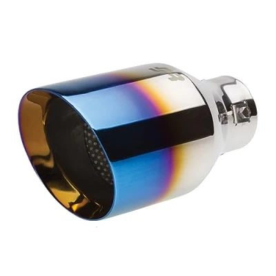 Bild av Simoni Racing Ti Tip TRX/20B Embouts d&#039;Échappement 114mm rond, droit Acier inoxydable 210mm