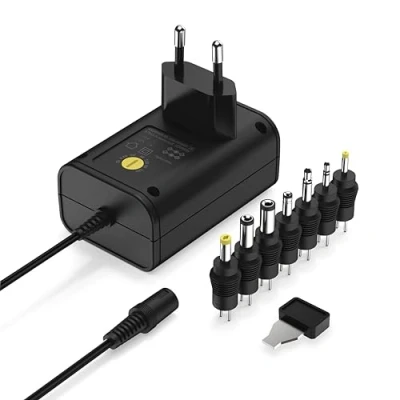 Bild av ANSMANN APS 1000 Alimentatore 12 V Spina di alimentazione fino a max. mA (con 7 adattatori universali) Adattatore per l&#039;alimentazione molti piccoli dispositivi elettrici