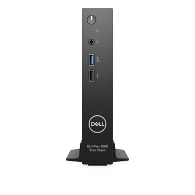 Bild av Dell OptiPlex 3000 Thin Client Tunn klient DTS 1 x Celeron N5105 / upp till 2.9 GHz RAM 8 GB flash eMMC 64 UHD Graphics Gigabit Ethernet ThinOS skärm: ingen svart BTS med 3 års ProSupport service nästa arbetsdag på pla