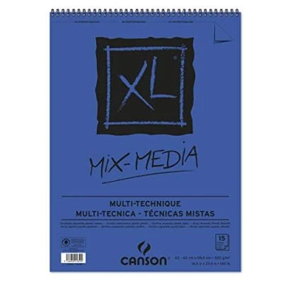 Bild av Canson XL Mix Media 15 ark 300 gr A2
