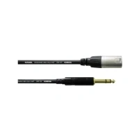 Bild av Cordial CFM 0,6 MV XLR Adapterkabel [1x stik 1x Jackstik 6,3 mm] 0.60 m Sort