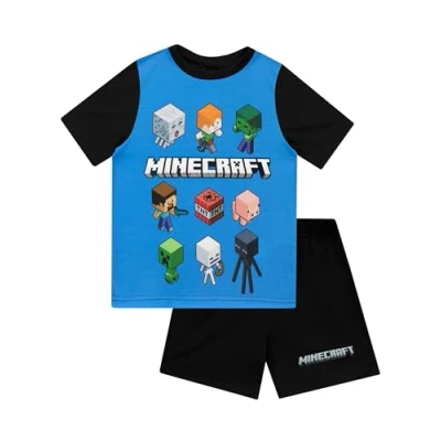 Bild av Minecraft Pojkar Steve och Creeper pyjamas 146