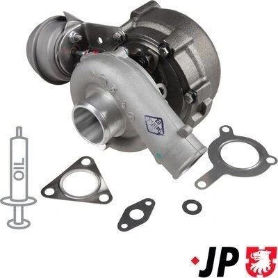Bild av JP GROUP 1217401000 Turbocompresseur à gaz d&#039;échappement y compris Jeu de joints d’étanchéité SAAB: 9 3 Berline, 5 Break