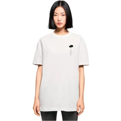Bild av Merchcode LOVE IN THE AIR Tshirt med print, Storlek: 5XL, White