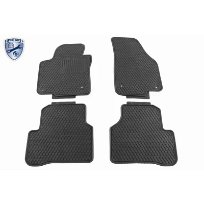 Bild av VAICO V10 6844 Ensemble de tapis sol Caoutchouc avant et arrière 4 noir Sur mesure VOLKSWAGEN: Passat B7 Variant, Berline