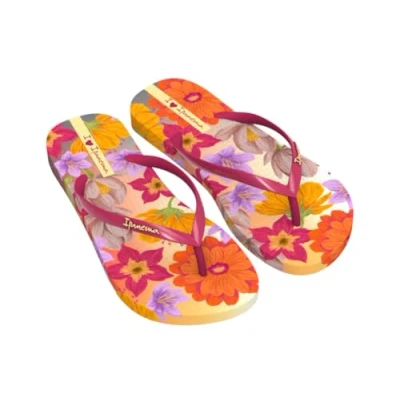 Bild av Ipanema Dam VERAO Tropical FEM flipflop, gul/röd, 37 EU, Gul röd, EU
