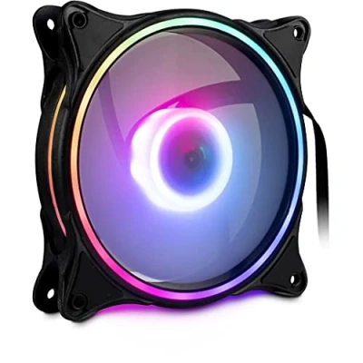 Bild av Inter Tech Argus RGB FAN SET RS 08 Chassi fläkt 120mm Svart