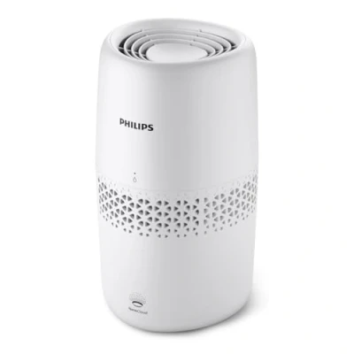 Bild av Philips 2000 Series Luftfuktare NanoCloud teknik, upp till 99% färre bakterier, 2L vattenbehållare, Hygienisk fuktning utan vitt damm, Låg ljudnivå, Perfekt för rum 31 m² (HU2510/10)
