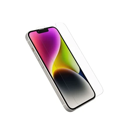 Bild av OtterBox Glass skärmskydd för iPhone 16e, 14, 13, 13 Pro, härdat glas, repskydd, skydd mot splitter, Utan retailförpackning