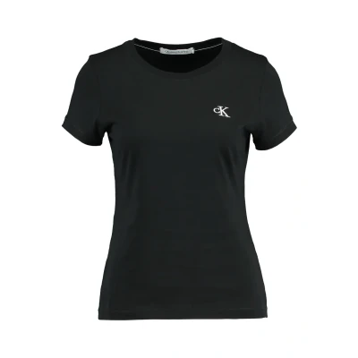 Bild av Calvin Klein Jeans Embroidery SLIM TEE Tshirt bas, Storlek: XL, Black
