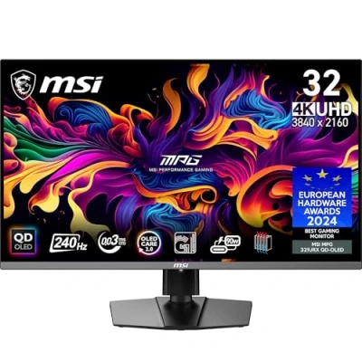 Bild av MSI MPG 321URX QD OLED 80 cm (31.5&quot;) 3840 x 2160 pixlar 4K Ultra HD QDOLED Svart