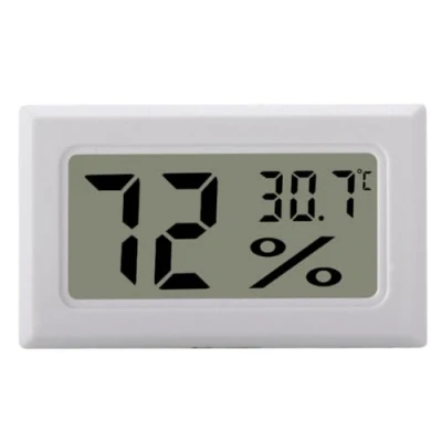 Bild av INF Mini LCD Hygrometer / Termometer Vit