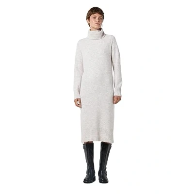 Bild av Noisy may dam Nmviola L/S polotröja stickad klänning FWD Noos klänning, Eggnog/detalj: cc No 1102, S
