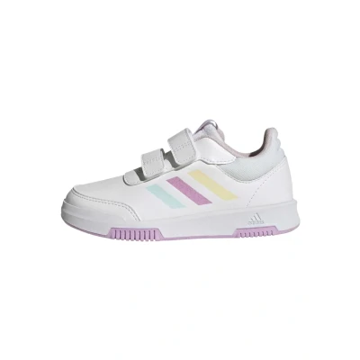 Bild av Adidas Tensaur Hook and Loop Shoes unisex vuxen Sneaker, White/Almost Blue/Bliss Lilac, 38 2/3 EU