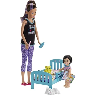 Bild av Barbie GHV88 Skipper Babysitters Inc, lekset på Sovtema med docka, Barndocka mera, för Barn mellan 3 till 7 år