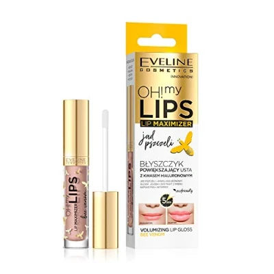 Bild av Eveline Cosmetics Åh! Mina läppar volymgivande läppglans maximizer med bigift och hyaluronsyra 4,5 ml omedelbar effekt läpprepeller behaglig doft