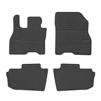 Bild av FROGUM 402102 Ensemble de tapis sol Caoutchouc avant et arrière 4 noir Sur mesure