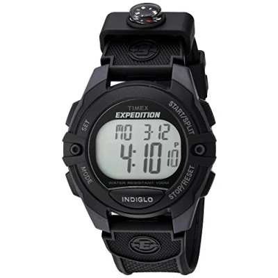 Bild av Timex TW4B07700 Mens Pusher Black Resin Chronograph Watch