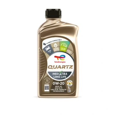 Bild av Total Quartz Ineo Xtra Long Life 0W 20 1I Huile moteur 3210201 AUDI: A1 Sportback, A5 B9 A3 VOLKSWAGEN: Polo VI, T Cross, Golf 7