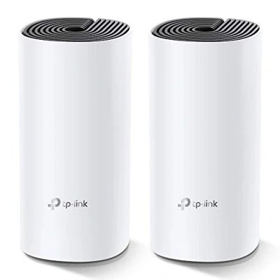 Bild av TP Link Deco M4 Mesh System (2 pack), AC1200 Dual Band Router (räckvidd upp till 260 m², perfekt för stora hus med flera enheter) Vit