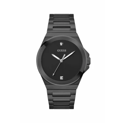 Bild av Guess Quartz Analog Vinyl Klocka, Storlek: One Size, Black