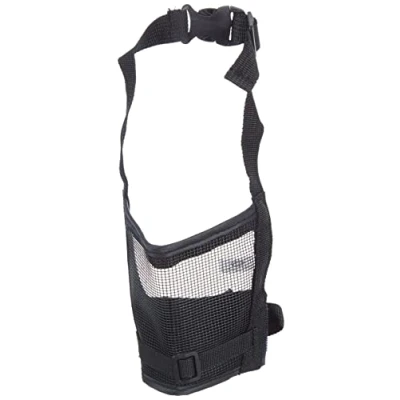 Bild av Trixie Muzzle with net insert polyester M black