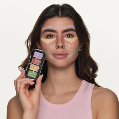 Bild av essence conceal som en PRO färgkorrigeringspalett, concealer, flerfärgad, anti pick, täckande, ljusare, färgkorrigerande, vegansk, utan parfym, alkohol, parabener, 1 pack (4 g)