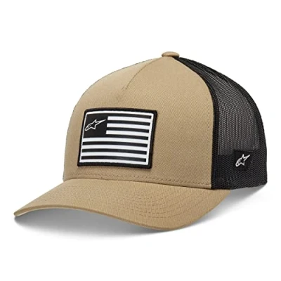 Bild av Alpinestars Flagga Snapback Hat Baseballkeps Herr Truckerstil Snap On Baksida