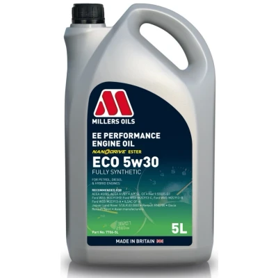 Bild av Millers Oils Ee Performance ECO 5W 30 5l Motorolja 7706 5 VOLVO: V70 3, XC60 I, V60 FORD: Transit Connect Mk1 Skåpbil, Focus 2 Kombi