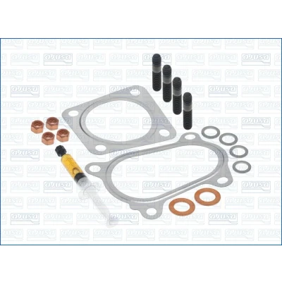 Bild av AJUSA JTC11898 Kit de montage, compresseur with studs, syringe oil avec joints instructions montage ABARTH: 500C / 595C 695C Cabriolet