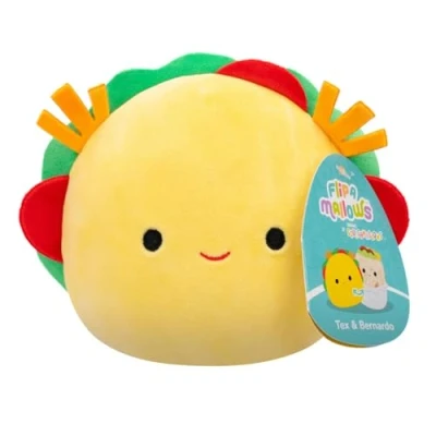 Bild av Squishmallows 13 cm P20 Flip A Mallows Tex Taco/Bernardo Burrito