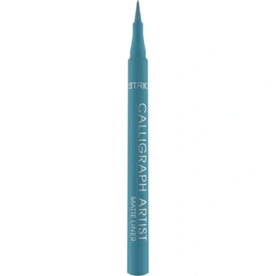 Bild av Catrice Calligraph Artist Matte Liner, Eyeliner, nr 030, grön, omedelbart resultat, färgintensiv, matt, vegansk, utan mikroplastiska partiklar, nanopartiklar fri, parfym, 1 pack (1,1 ml)