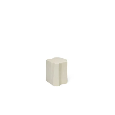 Bild av Ferm Living Staffa Stool Pall Offwhite W: 36.4 x H: 40 D: 33.2 cm