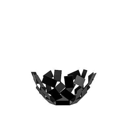 Bild av Alessi MT02 B La Stanza Dello Scirocco frukthållare, 18/10 rostfritt stål, svart, 27,3 x 12,7 cm